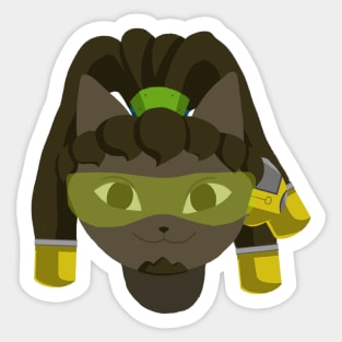 Overwatch Cats Lucio Sticker